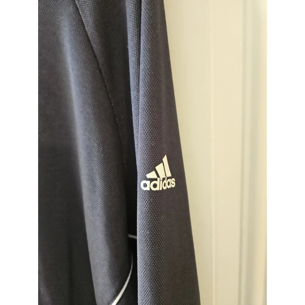 Adidas Golf ClimaCool Pullover Mens 2XL Navy 1/4 Zip Long Sleeve Athletic Top